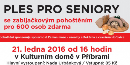 Ples seniorů se blíží, startuje příští čtvrtek