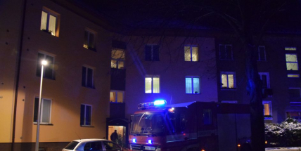 V Okružní včera hořel byt. Požár způsobila cigareta
