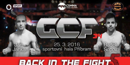 Víme, kdo vystoupí na GCF 34: Back in the Fight 5