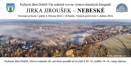 Chcete si prohlédnout Příbram a Dobříš z nebes?