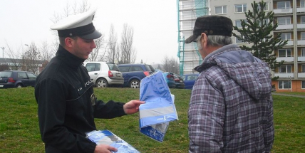 Policisté se zaměřili na viditelnost chodců