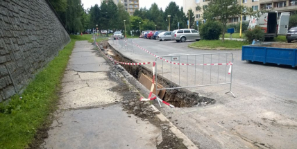 Uložení plynovodu potrápí do pátku motoristy v Křižáku