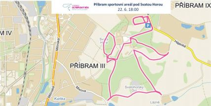 Olympijský běh v Příbrami startuje již tuto středu