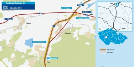 Prodloužení R4 se začne stavět nejdříve v listopadu
