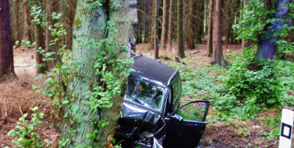Hasiči z Rožmitálu zasahovali u dopravní nehody v Plzeňském kraji