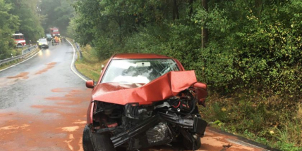 Vážná dopravní nehoda mezi Petrovicemi a Milevskem komplikuje provoz