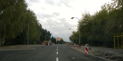 Školní ulice je od včerejšího podvečera otevřená