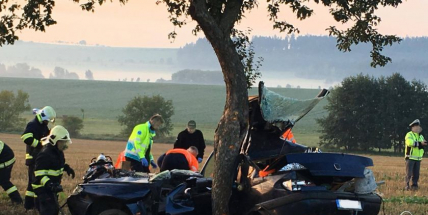 U vážné nehody u Bubovic zasahuje vrtulník