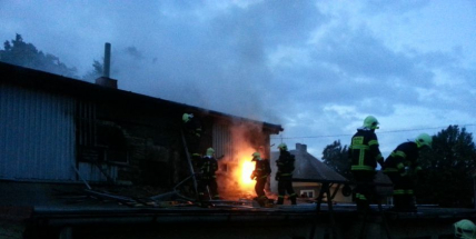 Včerejší požár očima hasičů