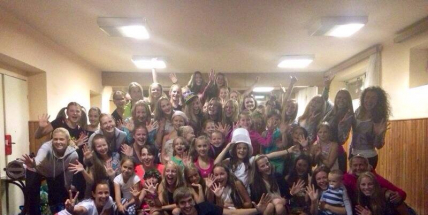 I když holky měly volno, stejně jsme se potkávaly v tělocvičně