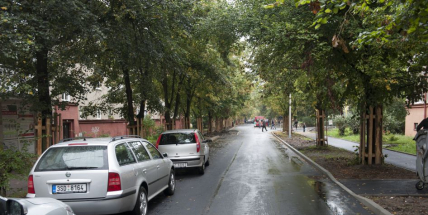 Ulice 28. října je již průjezdná, otestovali ji i školáci