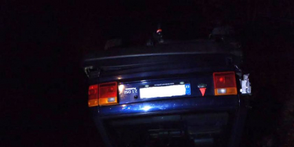 Pro řidiče u obce Milešov nezačal Štědrý den šťastně