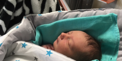 To je ono. První příbramské miminko tohoto roku