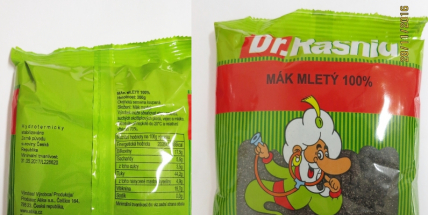 Mák s pesticidy na pultech prodejen Penny Market