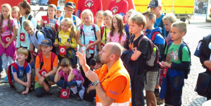 Děti se s Kryštůfkem naučily zásady první pomoci