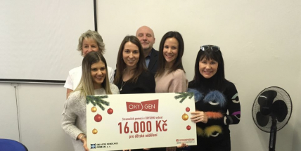 Oxygen vybral 16 tisíc na dětské oddělení příbramské nemocnice