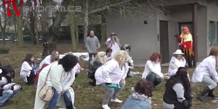 TV Příbram: Masopust v Milíně se nesl ve stylu Krotitelů duchů