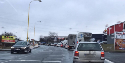 FOTO DNE: Doprava v Příbrami kolabuje