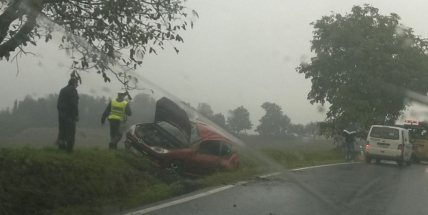 Déšť způsobil přes víkend hned několik nehod