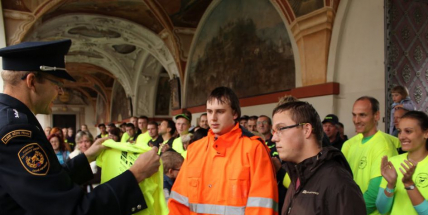 Běh do Svatohorských schodů si zkusili i dva klienti Alky