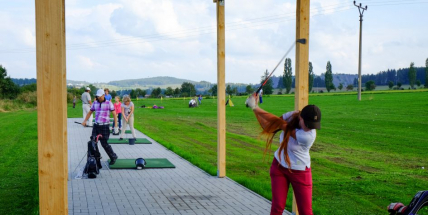 Nábor do golfové akademie se povedl, děti vedl zkušený trenér