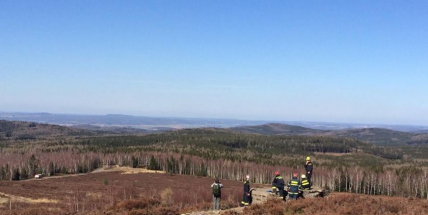 Požár v Brdech začal na třech místech