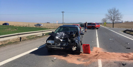 Aktuálně: Vážná dopravní nehoda se zraněním zastavila dopravu u Skalky