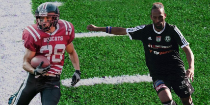 Fotbalisté a hráči Bobcats změří v neděli své síly