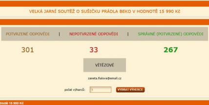 Soutěž o sušičku BEKO má vítěze