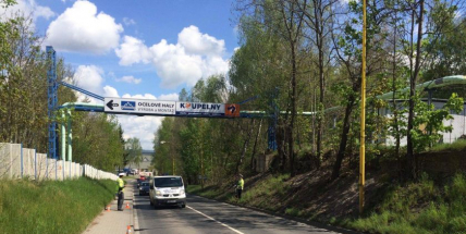 Aktuálně: Nehoda motocyklu v Husově ulici