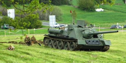 Bitvu u Slivice ke konci trochu pokazil déšť