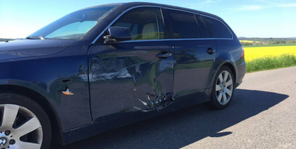 U obce Buková došlo ke střetu dvou vozů