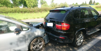 U Milína se střetly dva vozy