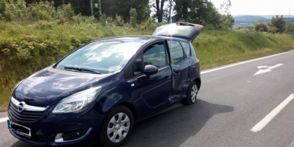 Na Evropské došlo ke střetu dvou vozidel