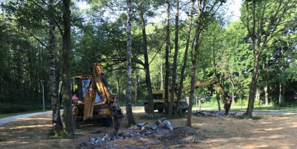 Začala demontáž lanového parku, stěhuje se na Nový rybník