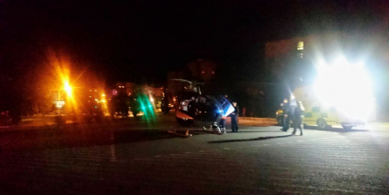 V ulici Generála Kholla došlo v noci k vážnému zranění při pádu z balkonu