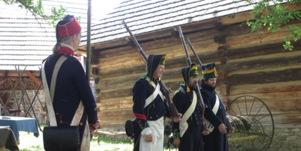 Skanzen na Vysokém Chlumci navštívila Napoleonova armáda