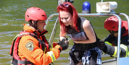 Vodní záchranáři na Slapech zahájili sezonu