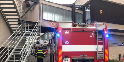 Hasiči vyjížděli k požáru na ZÚNZu