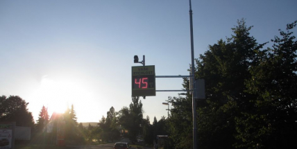 V Příbrami jsou nové radary, hlídají rychlost na vjezdech do města