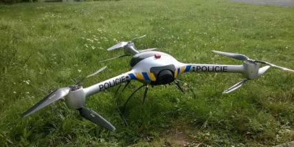 Policejní dron je opět v provozu