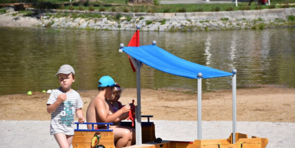 Na Novém rybníku mají děti novou atrakci