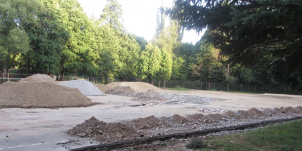 Ve skateparku začaly stavební práce