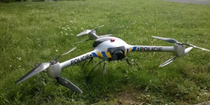 Příbramský policejní dron má za sebou první úspěšný zásah
