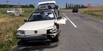 U Solopysk došlo ke srážce dvou vozidel