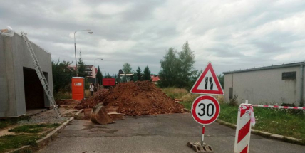 FOTO DNE: Ultimátní zúžení vozovky