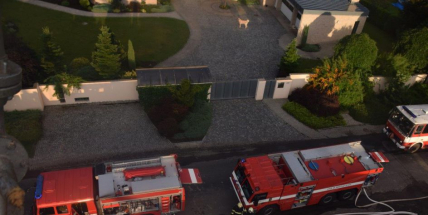 Obrazem: Noční požár v Bohutíně napáchal škody za dvacet milionů