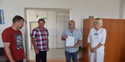 Fotbalisté z Milína vybrali přes 8 tisíc pro příbramskou nemocnici