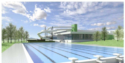 Radnice zveřejnila studii, jak by mohl vypadat aquapark po celkové rekonstrukci