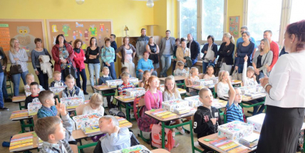 Příbramské základní školy uvítaly 431 prvňáčků